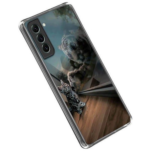 Galaxy S23 - Softes Silikon Case Katze
