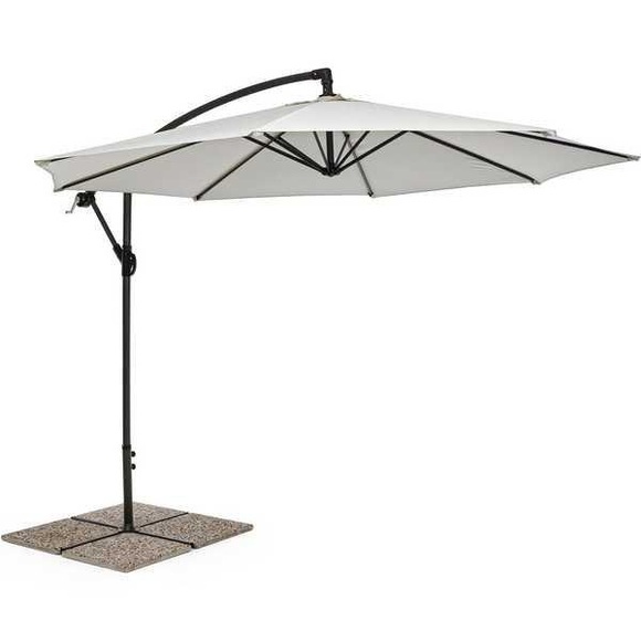 Ampelschirm Texas 300 anthrazit natur