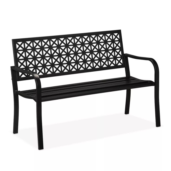 Northix - Gartenbank Geometrisches Design, One Size