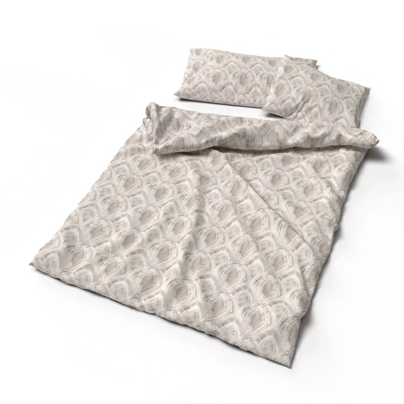 Lotus Bettwaren - Bettwäsche Feinsatin Boutique Sable, 65X100CM, Beige