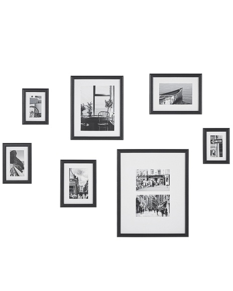 Fotorahmen Aus Mdf-platte Glamourös Ziniare Unisex Charcoal Black ONE SIZE