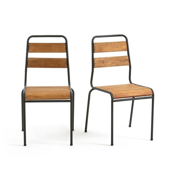 2er-Set Gartenstühle JURAGLEY