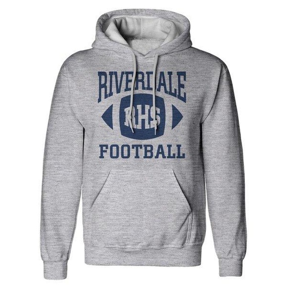 Kapuzenpullover Mit Footballschriftzug Erwachsene Unisex Grau XXL