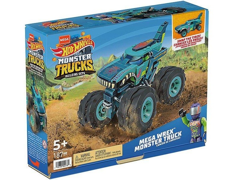 Hot Wheels Mega-Wrex Monster Truck, Konstruktionsspielzeug