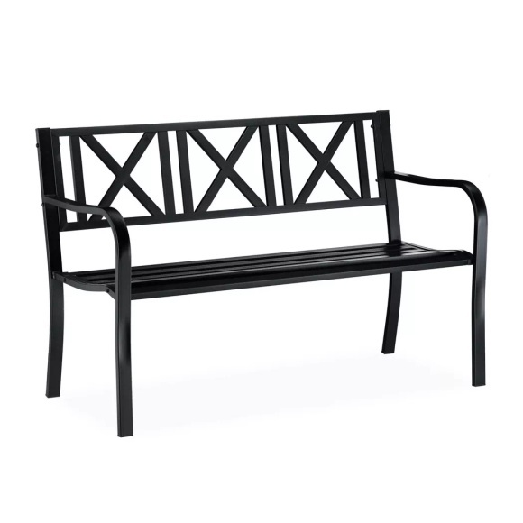 B2X - Gartenbank Metall, 130X45CM