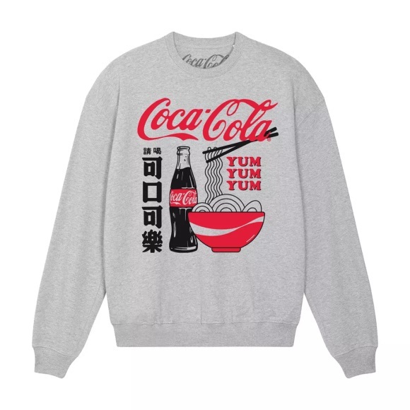 Coca-Cola - Sweatshirt, für Damen, Grau, Größe XXL