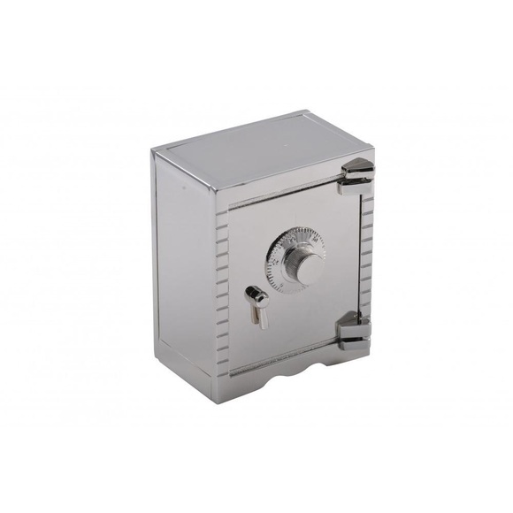 Tresor-spardose Unisex Silber 18X10X15CM