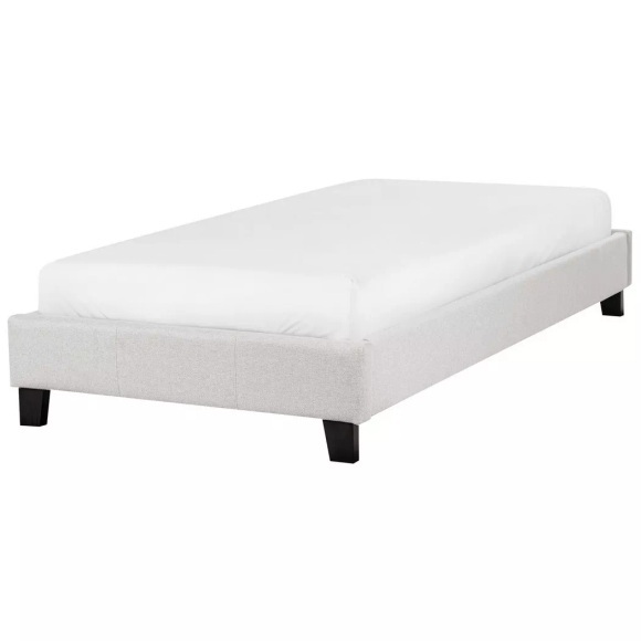 Bett mit Lattenrost aus Polyester Modern ROANNE Bett mit Lattenrost aus Polyester Modern ROANNE
