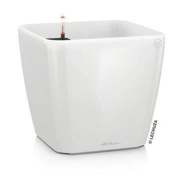 Lechuza - 2er-Set Blumenkästen mit Integriertem Bewässerungssystem Quadro Premium 50 LS - Weiss