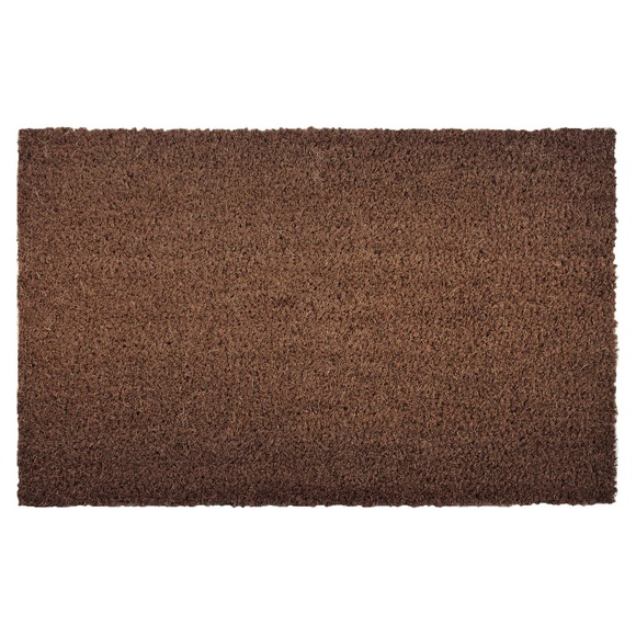 Fussmatte Kokos | Eingangsmatten Aus Kokos | Abtreter Für Haustür Unisex Braun 40 x 60 cm