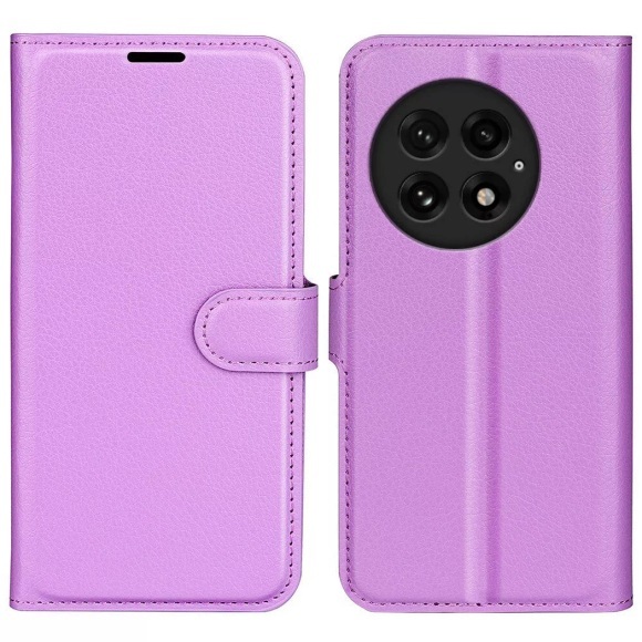 Cover-Discount - OnePlus 13 Leder Etui Hülle, Violett