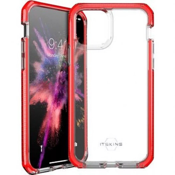 Itskins Hard Cover Supreme Clear red transparent Hülle