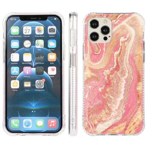iPhone 13 Pro - Softes Silikon Gummi Case Marble