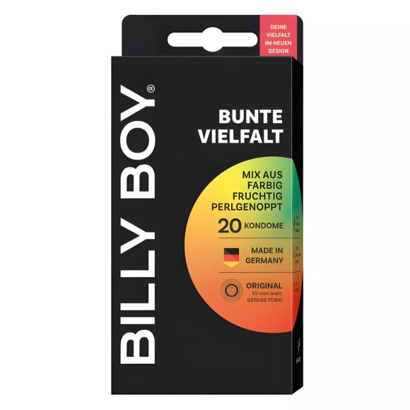 BILLY BOY Bunte Vielfalt Kondome 20 Stück - 20 Stück