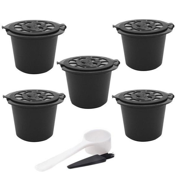 5x Wiederverwendbare Kaffeekapseln Unisex ONE SIZE