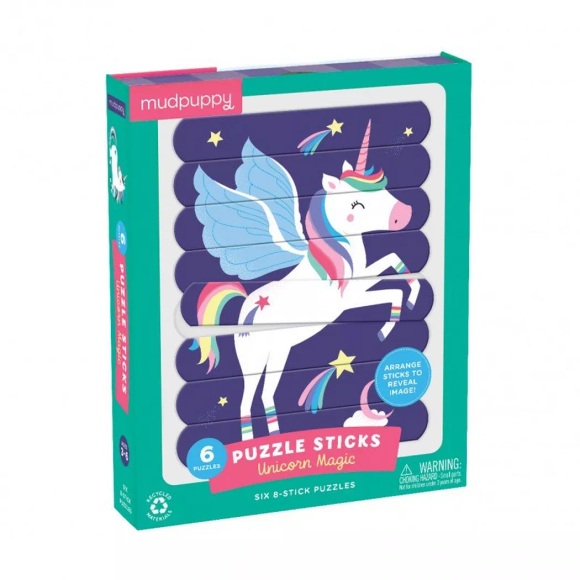 Puzzle Sticks Unicorn Magic Multicolor