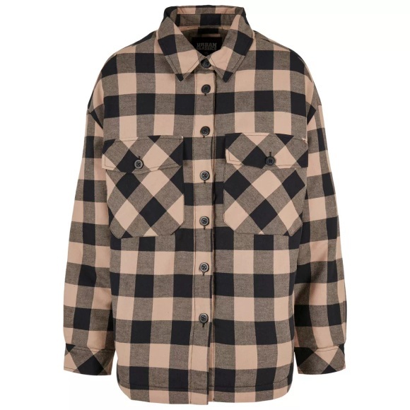 URBAN CLASSICS - flanellhemd urban claic padded, für Damen, Größe S