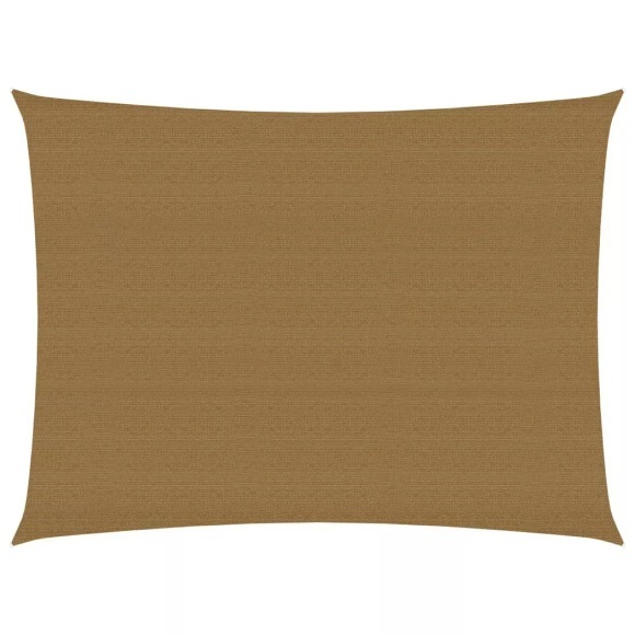 vidaXL Sonnensegel 160 g/m² Taupe 4x5 m HDPE