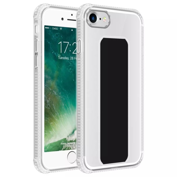 Hülle für Apple iPhone 7 7S 8 SE 2020 mit Halterung und Standfunktion