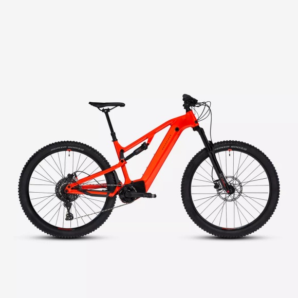 Mountainbike - E-explore 520s Unisex Dunkelrot S-150-165CM