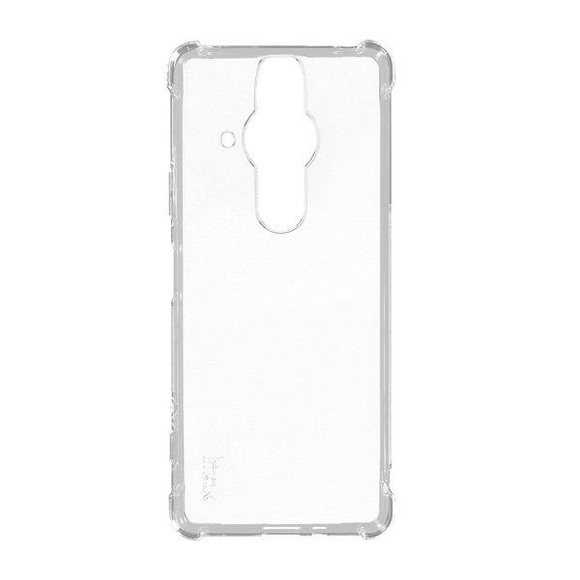 IMAK - Sony Xperia Pro-I Gummi Hülle Air Cushion Fallschutz + Display Folie - Transparent