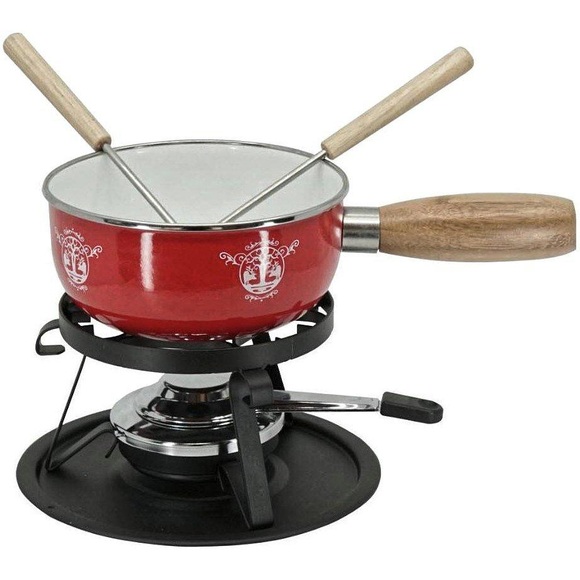Käsefondue-Set, Nouvel, »Hirsch-Paar«