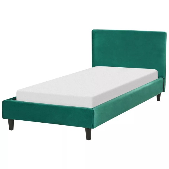Bett mit Lattenrost aus Samtstoff Modern FITOU Bett mit Lattenrost aus Samtstoff Modern FITOU