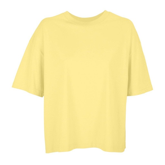 Tshirt Damen Gelb Pastel S