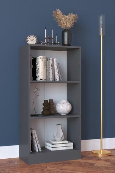 Holz Aufbewahrung Stand Regal Bücherregal Deko Bücher Standregal Dilos M 3-fach Holz Aufbewahrung Stand Regal Bücherregal Deko Bücher Standregal Dilos M 3-fach