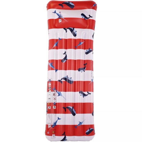 Luftmatratze Red White Whale Rot