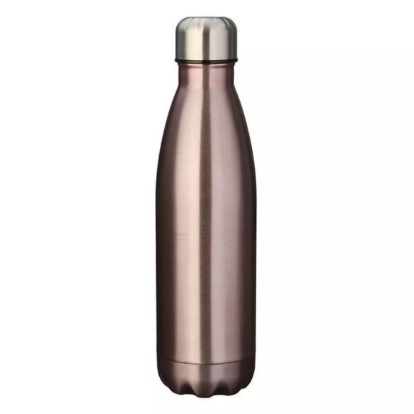 Isolierte Wasserflasche aus Edelstahl - Rosé/Gold Isolierte Wasserflasche aus Edelstahl - Rosé/Gold