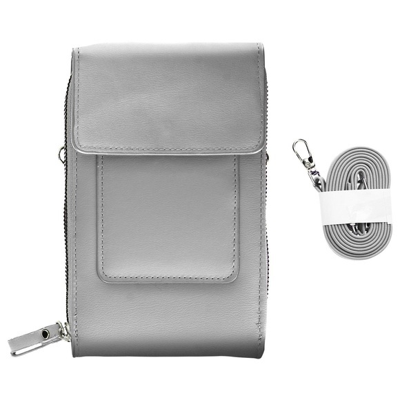 Tasche mit mehreren Fächern Grau