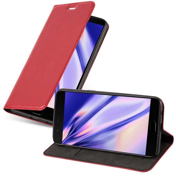 Hülle kompatibel mit OnePlus 5 - Schutzhülle mit Magnetverschluss, Standfunktion und Kartenfach