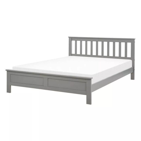 Bett mit Lattenrost aus Kiefernholz Klassisch MAYENNE Bett mit Lattenrost aus Kiefernholz Klassisch MAYENNE