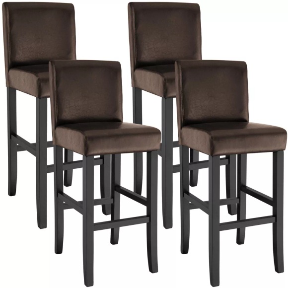 4 Barhocker aus Kunstleder 4 Barhocker aus Kunstleder