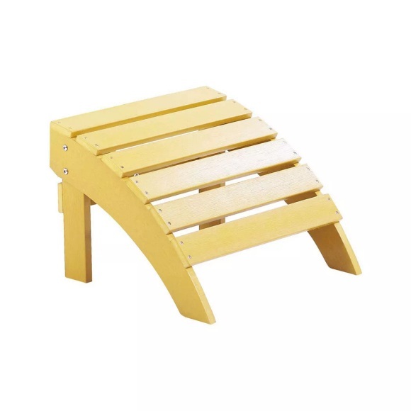 Fusshocker Kunstholz gelb ADIRONDACK