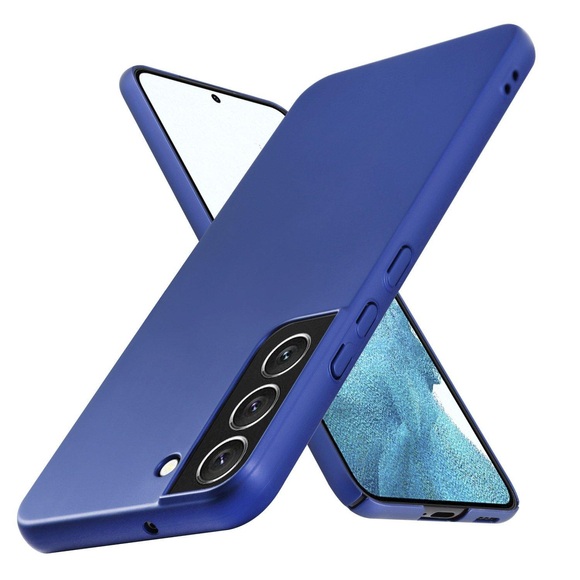 Hülle für Samsung Galaxy S22 PLUS Hard Case in Metall Optik