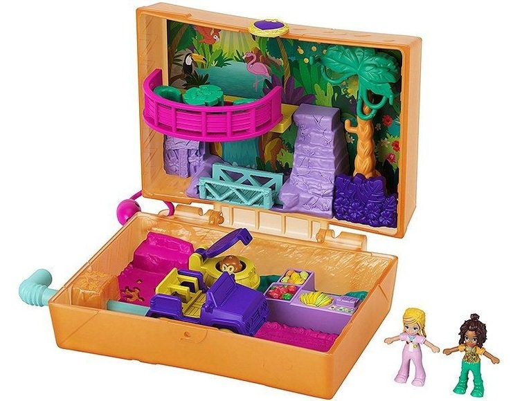 Polly Pocket Jungle Safari Multicolor