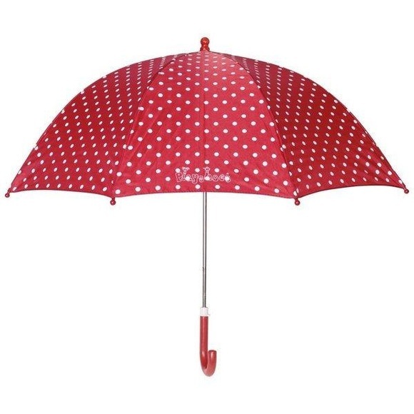 PLAYSHOES Regenschirm Punkte rot