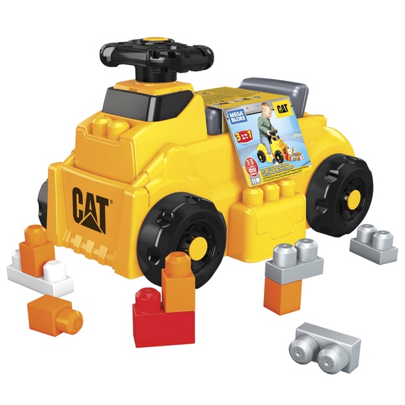 Mega Bloks CAT Build N Play Ride On, Rutscher