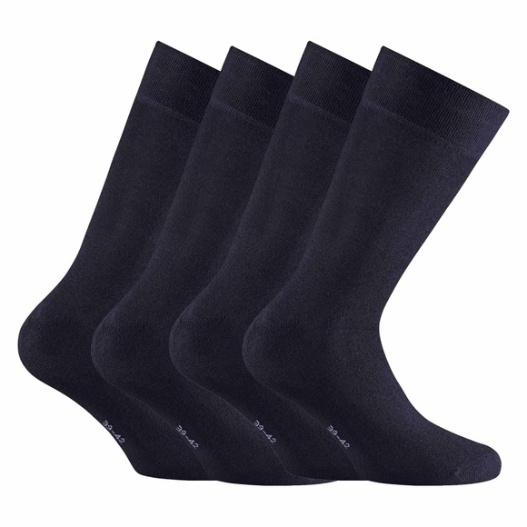 Socken, 4er Pack Unisex Blau 35-38