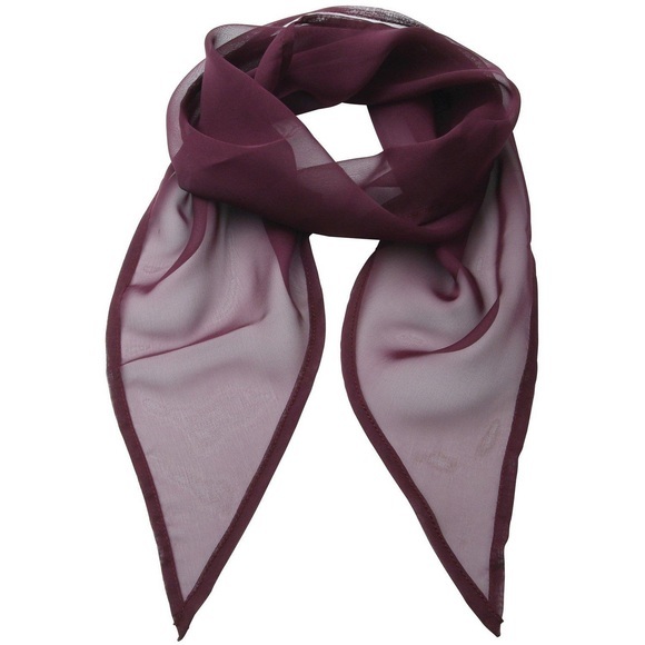 Chiffon Halstuch Damen Lila ONE SIZE