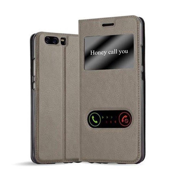 Hülle für Huawei P10 Magnetverschluss, 2 Sichtfenstern