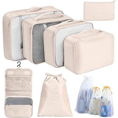 Kofferorganizer Set 10 Stücke Packing Cubes Unisex Multicolor ONE SIZE