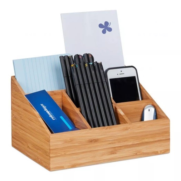 B2X - Schreibtisch-Organizer mit 6 Fächern, 17X22CM
