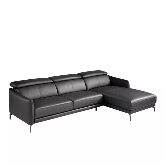 Chaiselongue-Sofa em Rindsleder Chaiselongue-Sofa em Rindsleder