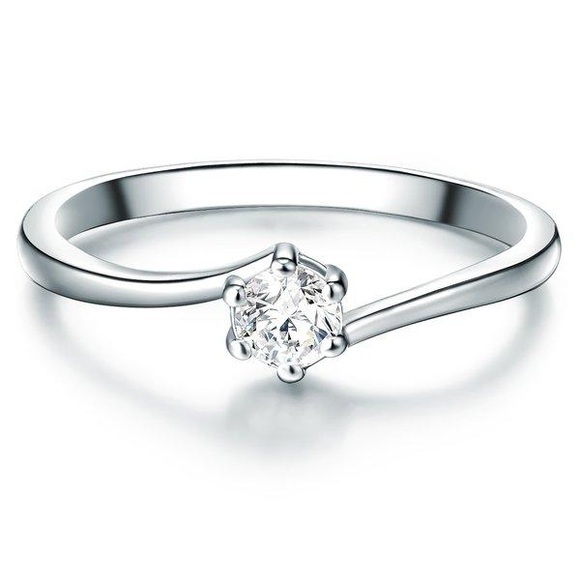 Damen Ring Damen Silber 57