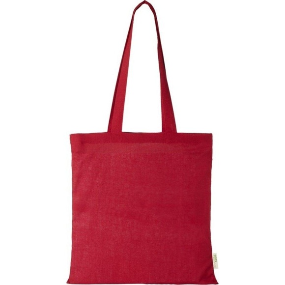 Tragetasche Orissa, Biobaumwolle Damen Rot Bunt ONE SIZE