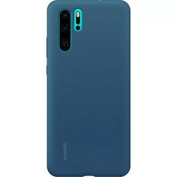 Huawei P30 Pro Silikon Case Hülle Blau (51992878)