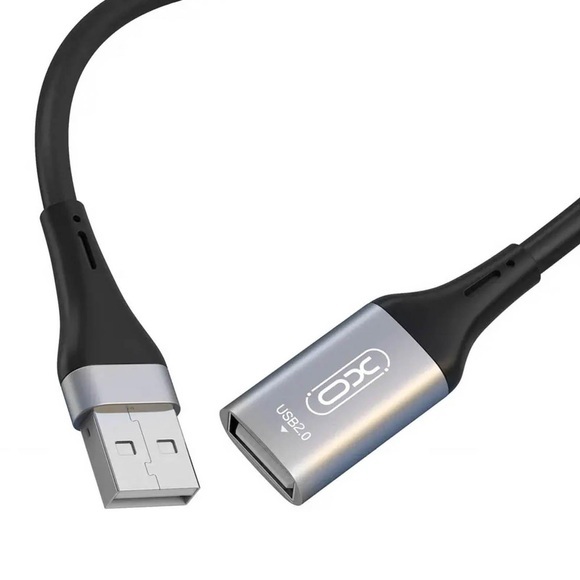 USB 2.0 Verlängerungskabel 2m Schwarz